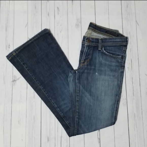 CITIZENS OF HUMANITY Low Waisted Flaired Jeans - Picture 1 of 8